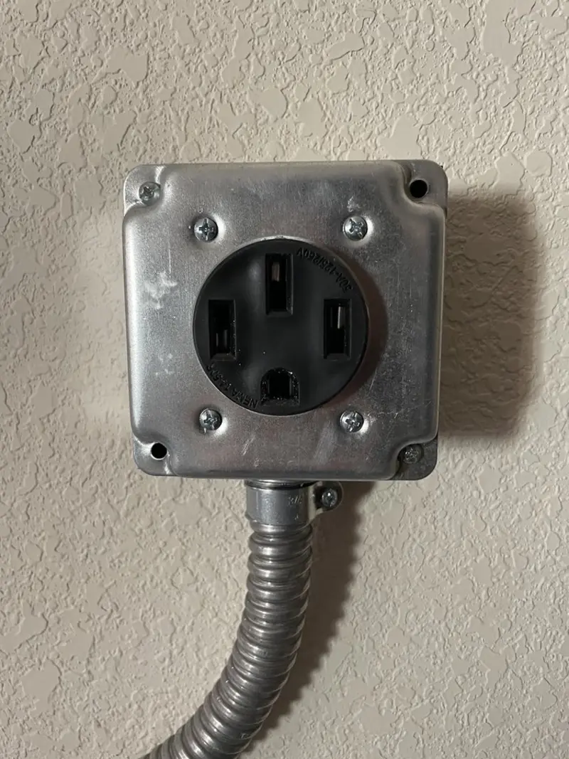 NEMA 14-50 outlet installed for Electrical Panel Upgrade in Lake Havasu City